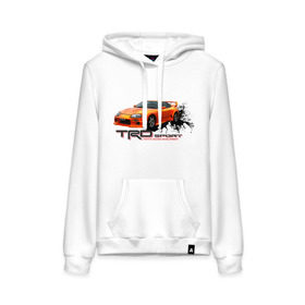 Женская толстовка хлопок с принтом toyota supra TRD в городе Новоалтайск, френч-терри, мягкий теплый начес внутри (100% хлопок) | карман-кенгуру, эластичные манжеты и нижняя кромка, капюшон с подкладом и шнурком | tourer | toyota supra | супра | тойота | японские автомобили