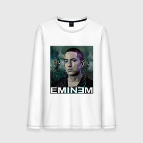 Мужской лонгслив хлопок с принтом постер Eminem в городе Новоалтайск, 100% хлопок |  | eminm | slim shady | еминем | реп | репчик | рэп