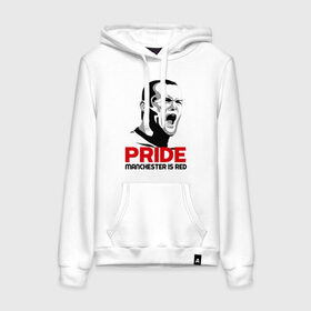 Женская толстовка хлопок с принтом Pride Rooney в городе Новоалтайск, френч-терри, мягкий теплый начес внутри (100% хлопок) | карман-кенгуру, эластичные манжеты и нижняя кромка, капюшон с подкладом и шнурком | manchester unided | манчестер | манчестр юнайтед | прайд руни
