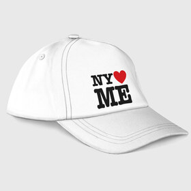 Бейсболка с принтом Ny love me нью йорк любит меня в городе Новоалтайск, 100% хлопок | классический козырек, металлическая застежка-регулятор размера | i love | ny love me | нью йорк любит меня | я люблю