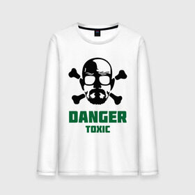Мужской лонгслив хлопок с принтом Danger Toxic в городе Новоалтайск, 100% хлопок |  | danger | danger toxic | toxic | кино | мультфильмы и тв | опасно таксин