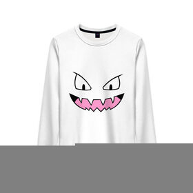 Женский свитшот хлопок с принтом Smile Hell в городе Новоалтайск, 100% хлопок | прямой крой, круглый вырез, на манжетах и по низу широкая трикотажная резинка  | smile hell | смайлы