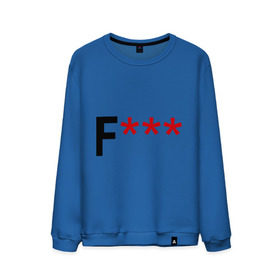 Мужской свитшот хлопок с принтом Снежинками Fuck в городе Новоалтайск, 100% хлопок |  | 