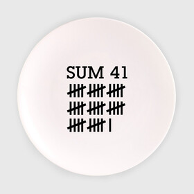 Тарелка 3D с принтом Sum 41 black в городе Новоалтайск, фарфор | диаметр - 210 мм
диаметр для нанесения принта - 120 мм | sum 41 | музыка | панк рок | рок | сам 41