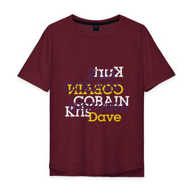 Мужская футболка хлопок Oversize с принтом Kurt Cobain Nirvana в городе Новоалтайск, 100% хлопок | свободный крой, круглый ворот, “спинка” длиннее передней части | kurt cobain | nirvana | группы | курт кобейн | музыка | музыкальные группы. курт | нирвана