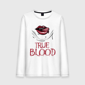 Мужской лонгслив хлопок с принтом true blood в городе Новоалтайск, 100% хлопок |  | true blood | вампиры | настоящая кровь | сериалы | тв сериалы