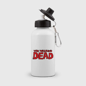 Бутылка спортивная с принтом The Walking Dead в городе Новоалтайск, металл | емкость — 500 мл, в комплекте две пластиковые крышки и карабин для крепления | живые мертвецы | кино | сериал | телевидение | телесериал | ходячие мертвецы