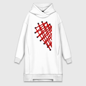 Платье-худи хлопок с принтом Laced heart в городе Новоалтайск,  |  | 14 feb | 14 февраля | laced | valentines day | веревки | влюбленным | день влюбленных | день всех влюбленных | день святого валентина | для влюбленных | для двоих | парные | связанное сердце | сердце | шнурки