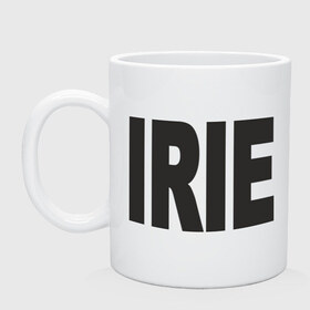 Кружка с принтом IRIE - футболка Паттинсона и Стюарт в городе Новоалтайск, керамика | объем — 330 мл, диаметр — 80 мм. Принт наносится на бока кружки, можно сделать два разных изображения | Тематика изображения на принте: ири | кристен стюарт | патиссон | роберт патинсон | сумерки