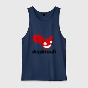 Мужская майка хлопок с принтом DeadMau5. в городе Новоалтайск, 100% хлопок |  | club | deadmaus | клуб | клыбная музыка | мышь | тусить