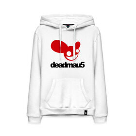 Мужская толстовка хлопок с принтом DeadMau5. в городе Новоалтайск, френч-терри, мягкий теплый начес внутри (100% хлопок) | карман-кенгуру, эластичные манжеты и нижняя кромка, капюшон с подкладом и шнурком | club | deadmaus | клуб | клыбная музыка | мышь | тусить