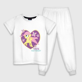 Детская пижама хлопок с принтом Young Fluttershy in the heart в городе Новоалтайск, 100% хлопок |  брюки и футболка прямого кроя, без карманов, на брюках мягкая резинка на поясе и по низу штанин
 | Тематика изображения на принте: heart | pony | young | young fluttershy in the heart | мой маленький пони | пони | сердце