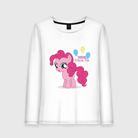 Женский лонгслив хлопок с принтом Young Pinkie Pie в городе Новоалтайск, 100% хлопок |  | pie | young | young pinkie pie | детские | мой маленький пони | пони