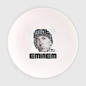 Тарелка с принтом Eminem grey в городе Новоалтайск, фарфор | диаметр - 210 мм
диаметр для нанесения принта - 120 мм | хип хоп