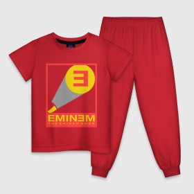 Детская пижама хлопок с принтом The Eminem show в городе Новоалтайск, 100% хлопок |  брюки и футболка прямого кроя, без карманов, на брюках мягкая резинка на поясе и по низу штанин
 | Тематика изображения на принте: eminem | зарубежный рэп | музыка | репчик | рэп | эменем | эминем