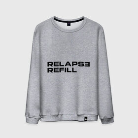 Мужской свитшот хлопок с принтом Refill в городе Новоалтайск, 100% хлопок |  | eminem | refill | relapse | зарубежный рэп | музыка | репчик | рэп | эменем | эминем