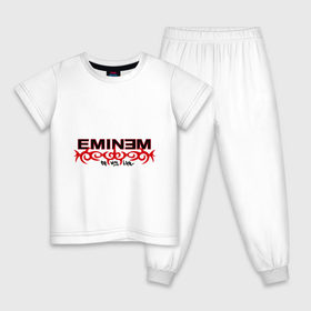 Детская пижама хлопок с принтом Eminem узор в городе Новоалтайск, 100% хлопок |  брюки и футболка прямого кроя, без карманов, на брюках мягкая резинка на поясе и по низу штанин
 | Тематика изображения на принте: eminem | зарубежный рэп | музыка | репчик | рэп | эминем