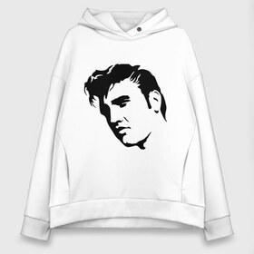 Женское худи Oversize хлопок с принтом Элвис Пресли (Elvis Presley) в городе Новоалтайск, френч-терри — 70% хлопок, 30% полиэстер. Мягкий теплый начес внутри —100% хлопок | боковые карманы, эластичные манжеты и нижняя кромка, капюшон на магнитной кнопке | rocknroll | лицо | музыка | певец | ретро | рок н ролл