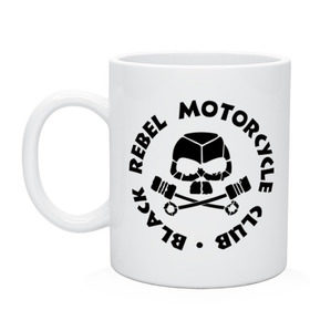 Кружка с принтом Black rebel motorcycle club в городе Новоалтайск, керамика | объем — 330 мл, диаметр — 80 мм. Принт наносится на бока кружки, можно сделать два разных изображения | Тематика изображения на принте: black rebel | black rebel motorcycle club | motorcycle club | мотоциклы