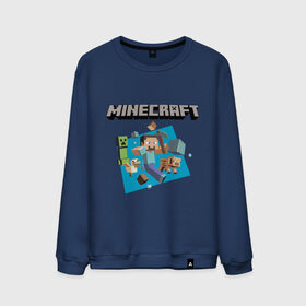 Мужской свитшот хлопок с принтом Heroes of Minecraft в городе Новоалтайск, 100% хлопок |  | boom | minecraft | игры | компьютерные игры | майнкрафт