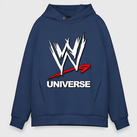 Мужское худи Oversize хлопок с принтом WWE universe в городе Новоалтайск, френч-терри — 70% хлопок, 30% полиэстер. Мягкий теплый начес внутри —100% хлопок | боковые карманы, эластичные манжеты и нижняя кромка, капюшон на магнитной кнопке | джон сина