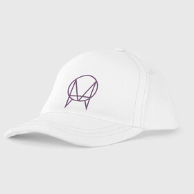 Детская бейсболка с принтом Skrillex logotype в городе Новоалтайск, 100% хлопок | классический козырек, металлическая застежка-регулятор размера | Тематика изображения на принте: dub step | dubstep | skrilex | skrillex | даб степ | дабстеп | ди джей | диджей | музыка | скриллекс