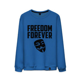 Мужской свитшот хлопок с принтом Freedom forever в городе Новоалтайск, 100% хлопок |  | freedom | freedom forever | виндета | свобода на всегда