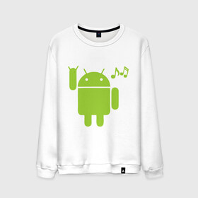 Мужской свитшот хлопок с принтом android dance в городе Новоалтайск, 100% хлопок |  | android | андроид