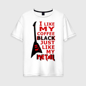Женская футболка хлопок Oversize с принтом Mindless Self Indulgence - Coffee black в городе Новоалтайск, 100% хлопок | свободный крой, круглый ворот, спущенный рукав, длина до линии бедер
 | metal | rock | метал | музыка | рок