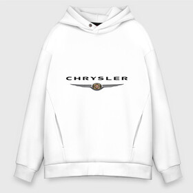 Мужское худи Oversize хлопок с принтом Chrysler logo в городе Новоалтайск, френч-терри — 70% хлопок, 30% полиэстер. Мягкий теплый начес внутри —100% хлопок | боковые карманы, эластичные манжеты и нижняя кромка, капюшон на магнитной кнопке | Тематика изображения на принте: chrysler | автомобиль chrysler | автомобиль краислер | краислер | логотип chrysler | логотип краислер