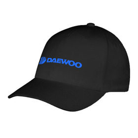 Бейсболка с принтом Daewoo горизонтальный в городе Новоалтайск, 100% хлопок | классический козырек, металлическая застежка-регулятор размера | daewoo | автомобиль daewoo | автомобиль дейву | дайву | логотип daewoo | логотип дайву | логотип дейву