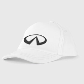 Детская бейсболка с принтом Значок Infiniti в городе Новоалтайск, 100% хлопок | классический козырек, металлическая застежка-регулятор размера | infiniti автомобиль | автомобиль инфинити | инфинити | логотип infiniti | логотип инфинити