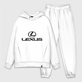 Мужской костюм хлопок OVERSIZE с принтом Lexus logo в городе Новоалтайск,  |  | lexus | автобренды | автолюбителям | бренд | лексус | логотип