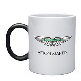 Кружка хамелеон с принтом Aston Martin logo в городе Новоалтайск, керамика | меняет цвет при нагревании, емкость 330 мл | aston martin | автобренды | автолюбителям | астин мартин | астон мартин | бренд | для автовладельцев | для автолюбителей | логотип