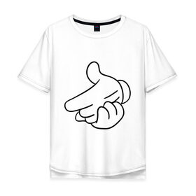 Мужская футболка хлопок Oversize с принтом Hand in hand в городе Новоалтайск, 100% хлопок | свободный крой, круглый ворот, “спинка” длиннее передней части | swag | swag style | одежда сваг | сваг | сваг стиль | свег | свог | свэг
