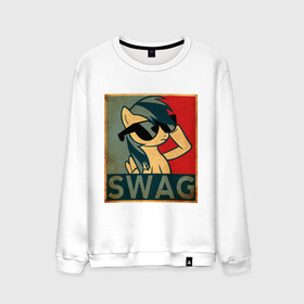 Мужской свитшот хлопок с принтом Swag Pony в городе Новоалтайск, 100% хлопок |  | swag | swag style | одежда сваг | пони | поняшка | сваг | сваг стиль | свег | свог | свэг
