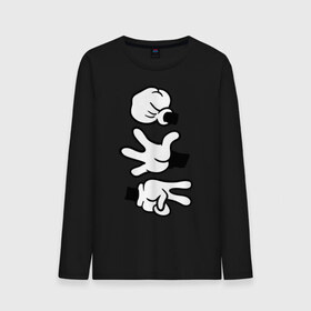 Мужской лонгслив хлопок с принтом Rock paper scissors swag в городе Новоалтайск, 100% хлопок |  | swag | swag style | бумага | камень | ножницы | одежда сваг | сваг | сваг стиль | свег | свог | свэг