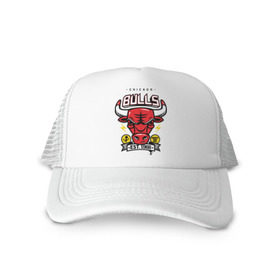 Кепка тракер с сеткой с принтом Chicago bulls. Est 1966 в городе Новоалтайск, трикотажное полотно; задняя часть — сетка | длинный козырек, универсальный размер, пластиковая застежка | chicago bulls | swag | swag style | икаго булз | одежда сваг | сваг | сваг стиль | свег | свог | свэг