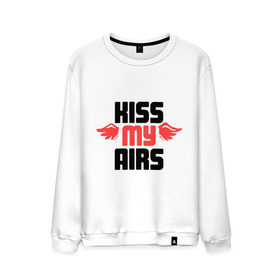 Мужской свитшот хлопок с принтом Kiss my airs в городе Новоалтайск, 100% хлопок |  | swag | swag style | одежда сваг | сваг | сваг стиль | свег | свог | свэг