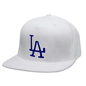 Кепка снепбек с прямым козырьком с принтом Los Angeles Dodgers logo в городе Новоалтайск, хлопок 100% |  | baseball | la | los angeles dodgers | бейсбол | лос анджелес доджерс | спорт
