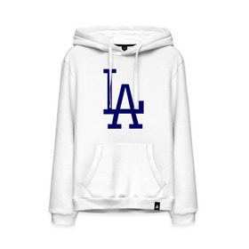 Мужская толстовка хлопок с принтом Los Angeles Dodgers logo в городе Новоалтайск, френч-терри, мягкий теплый начес внутри (100% хлопок) | карман-кенгуру, эластичные манжеты и нижняя кромка, капюшон с подкладом и шнурком | baseball | la | los angeles dodgers | бейсбол | лос анджелес доджерс | спорт