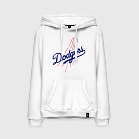 Мужская толстовка хлопок с принтом Los Angeles Dodgers logotype в городе Новоалтайск, френч-терри, мягкий теплый начес внутри (100% хлопок) | карман-кенгуру, эластичные манжеты и нижняя кромка, капюшон с подкладом и шнурком | baseball | los angeles dodgers | бейсбол | лос анджелес доджерс | спорт