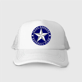 Кепка тракер с сеткой с принтом Texas Rangers Baseball Club в городе Новоалтайск, трикотажное полотно; задняя часть — сетка | длинный козырек, универсальный размер, пластиковая застежка | baseball | texas rangers | бейсбол | спорт | техас рейнджерс