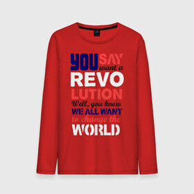 Мужской лонгслив хлопок с принтом The Beatles Revolution в городе Новоалтайск, 100% хлопок |  | beatles | beatles revolution | the beatles | the beatles revolution