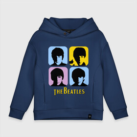Детское худи Oversize хлопок с принтом The Beatles pop art в городе Новоалтайск, френч-терри — 70% хлопок, 30% полиэстер. Мягкий теплый начес внутри —100% хлопок | боковые карманы, эластичные манжеты и нижняя кромка, капюшон на магнитной кнопке | Тематика изображения на принте: beatles | the beatles | the beatles pop art | бителс