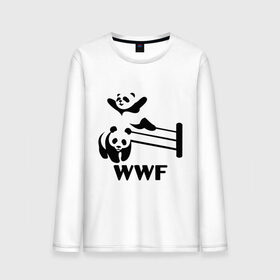 Мужской лонгслив хлопок с принтом wwf Wrestling Challenge в городе Новоалтайск, 100% хлопок |  | wrestling challenge | wwf | wwf wrestling challenge