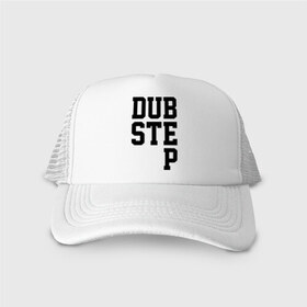 Кепка тракер с сеткой с принтом DubStep Lines в городе Новоалтайск, трикотажное полотно; задняя часть — сетка | длинный козырек, универсальный размер, пластиковая застежка | 