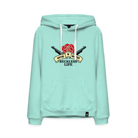 Мужская толстовка хлопок с принтом GNR reckless life в городе Новоалтайск, френч-терри, мягкий теплый начес внутри (100% хлопок) | карман-кенгуру, эластичные манжеты и нижняя кромка, капюшон с подкладом и шнурком | guns and roses | guns n roses | rock | ганс н роуз | музыка | рок