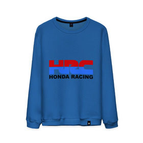 Мужской свитшот хлопок с принтом HRC Honda Racing в городе Новоалтайск, 100% хлопок |  | honda | hrc | гонки | гонщикам | хонда