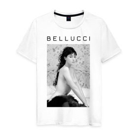 Мужская футболка хлопок Bellucci romantic: в городе Новоалтайск, 100% хлопок | прямой крой, круглый вырез горловины, длина до линии бедер, слегка спущенное плечо. | bellucci | monica belucci | беллуччи | беллуччи на кровати | моника беллуччи | обнаженная belucci